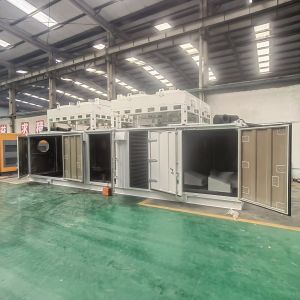 Power Station Site Natural Gas Generator 600-1200kw 50HZ/60HZ English Control