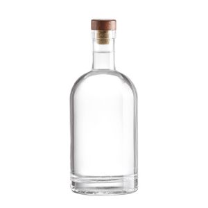 Customized 500ml Cylinder Shape Tequila Wine Bottle For Home Bar Upgrades