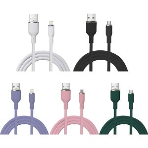 Cheap 1M Colorful TPE Series 2A USB Cable , USBA-C/A-M/A-L Data Transfer Cable for sale