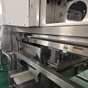 Plastic color sorting machine with stainless steel 304 and medium resolution