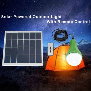 2600mah 6 Watt 5 Volt Portable Solar Bulbs With Solar Panel