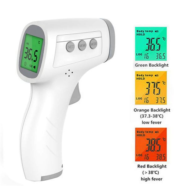 Baby Adult Forehead No Touch Thermometer With Lcd Backlight Oem Service