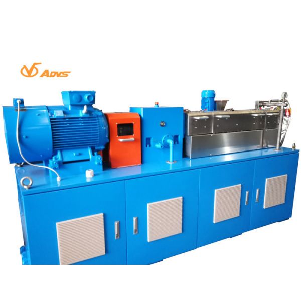 Quality Small Scale Extrusion Machine , 50kg / H Dual Screw Extruder With Side Feeder wholesale