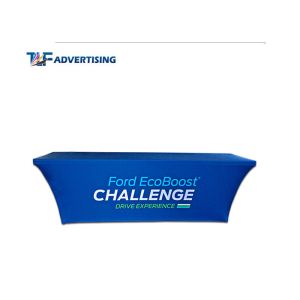 Smooth Trade Show Tablecloth Wrinkle Free Eye Catching Innovative Design