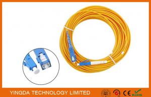 Cheap LC / SC CATV Fiber Optic Patch Cord Cable SM SX 15 Meter / Fiber Optic Assemblies for sale