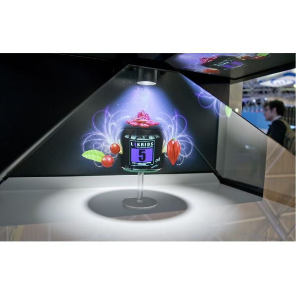 360 Hologram Advertising Display Showcase , Holobox For Retail Shop Or Exhibition