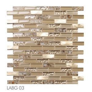 backsplash tile crystal glass mosaic LABG03