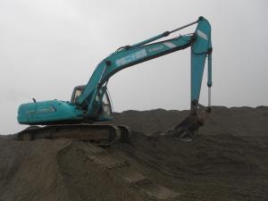 Cheap Original Turbo Used Kobelco Excavator SK200 - 6 Earth Moving With Hammer for sale