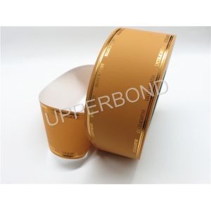 White Base Paper Yellow Printing Tipping Paper For Cigarette
