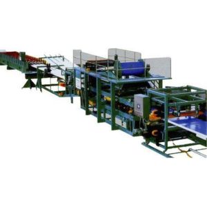Colored Steel Continuous Sandwich Panel Production Line With 5 Tons Capacity