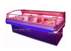 Cheap R22 Deli Display Refrigerator Cooked Food Fresh Commercial Meat Display Case for sale