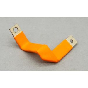 Epoxy Power Coat Nickel Plated Copper Bus Bar Customized Size 0.4mm Thickness