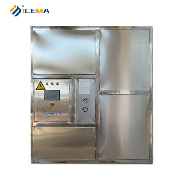 Restaurant Supermarket 5T Automatic Control System Industrial Ice Cube Maker Machines