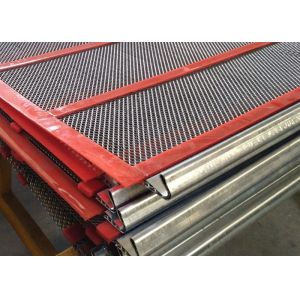 Carbon Steel Anti Clogging Mesh Screens , Manganese Self Cleaning Screen Mesh