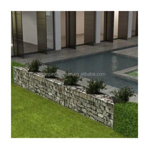 1x1x2 and 2x1x1 Sizes Welded Wire Mesh Gabion Retaining Wall Cage for Ocean