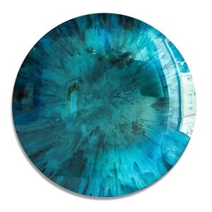 304 316 SS Stereoscopic 3D Convex Circular Statue Hanging Decorative Painting