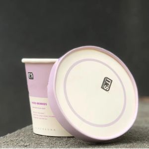 Disposable Biodegradable OEM Custom Design Ice Cream Drinking Food Packing