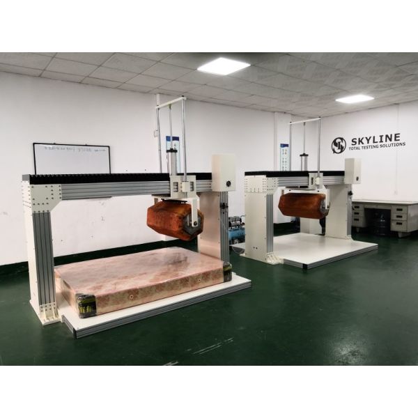 ASTM F1566 / EN1957 Innerspring Box Mattress Rollator Testing Machine with