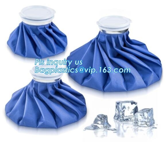 Ice Bag Packs - Set of 3 Hot & Cold Reusable Ice Bags Size 6, 9 and 11 inch - No