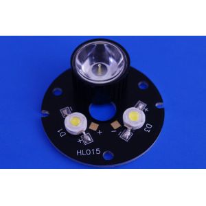1W 3W Optical PMMA LED Collimator Lens Concave Frosted For Led Spotlight Lens