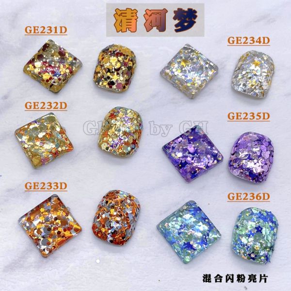 Multi Colors Loose Chunky Glitter Mix Fine Polyester Glitter Bulk For Nail Art DIY Craft