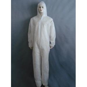 Disposable Plastic Gowns Coveralls Disposal Protective Industry Use Plastic