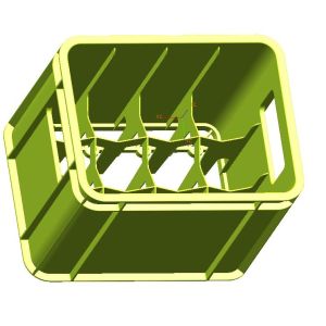 400 Ton Energy Saving Plastic Crate Making Machine With Two Oil Cooler