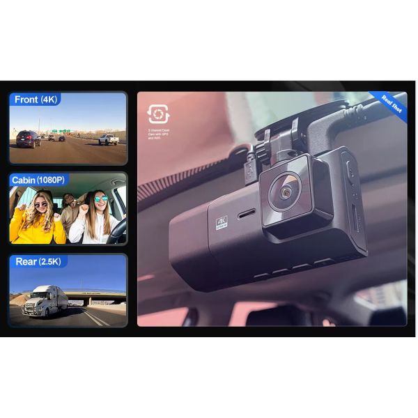 4K Wifi Dashcam Full Hd Car Dvr Car Camcorder Fhd 1080p IMX335