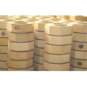 Standard Size Refractory Fireclay Brick High Mechanical Strength For Glass