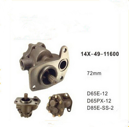 Quality Replacement Komatsu D65-12 hydraulic gear pump 14X-49-11600 wholesale