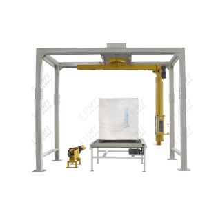 China Full Automatic Prestretch Film Packaging Package Wrapper Pallet Wrapping Machinery on sale