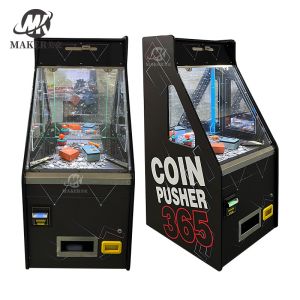 Amusement Wooden Arcade Coin Pusher Machines For Mall