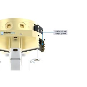 Precision Lubrication Three Jaw Gripper 200N Aluminum Alloy Robot Tooling And