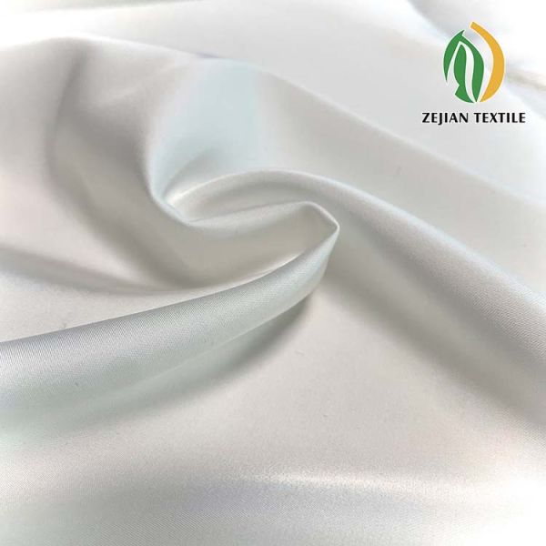 imitation acetate Fabric woven satin Wedding Customized polyester fabric for dress