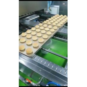 PLC 1000kg/H Forming Packing Filled Bun Automatic Bread Production Line