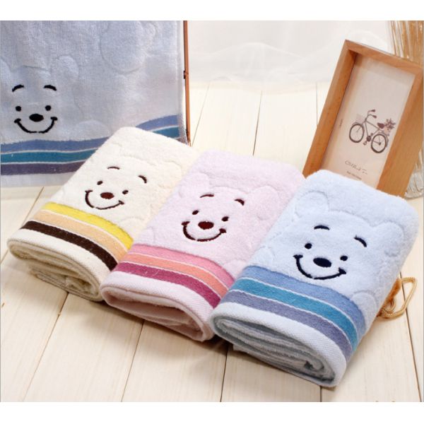Quality Cheap fanny 100% cotton face custom embroidered towels in bulk wholesale