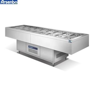 Multipurpose Sandwich Prep Table Cooler SUS201 Practical Durable