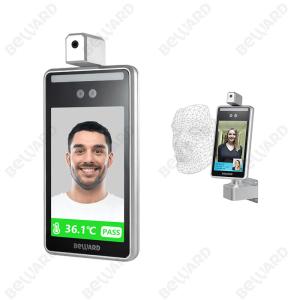 Cheap Multi Verification 300ms Face Recognition Temperature Reader Machine for sale