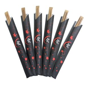 China Natural Carbonised Personalized Tensoge Bamboo Chopsticks Disposable on sale