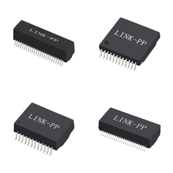 Quality 10/100 Base-T High Isolation 3KVrms Single Port 24 PIN Telecom Lan Transformer H1262CNL wholesale