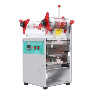 500 Pcs/H 700W Bowl Sealer Machine Durable For Beverage Shops