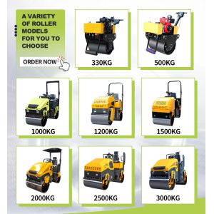 Small Vibratory Road Roller with Hydraulic Features Mini Road Roller Compactors