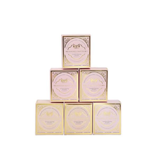 Quality Pink Paper Tuck End Folding Carton Box Double Side Printed Golden Foil Stamping wholesale