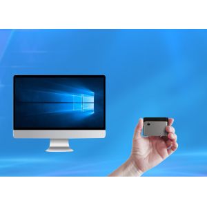 N4100 Fanless Micro Pc , Portable Mini Pc Alumium And Plastic Material