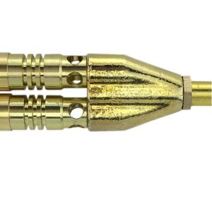 Cheap Double Brass Tube 1300 C 15cm Handheld Kitchen Torch for sale