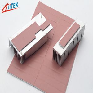 China Pink Heat Dissipation Fins Thermal Gap Filler For LED - lit Lamps -40 - 160℃ Continuos Use Temp 1.0 W/m-K on sale