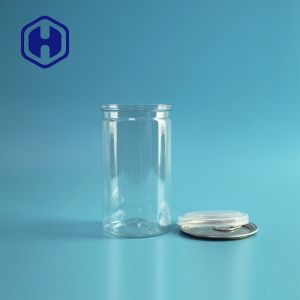 360ml 12oz Dry Fruits Spice Airtight Leak Proof Plastic Cans With Easy Open Lids