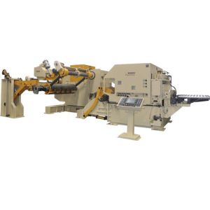 Large Automated Punching Machine , Hydrauilc Mandrel Expansion Leveling Feeder