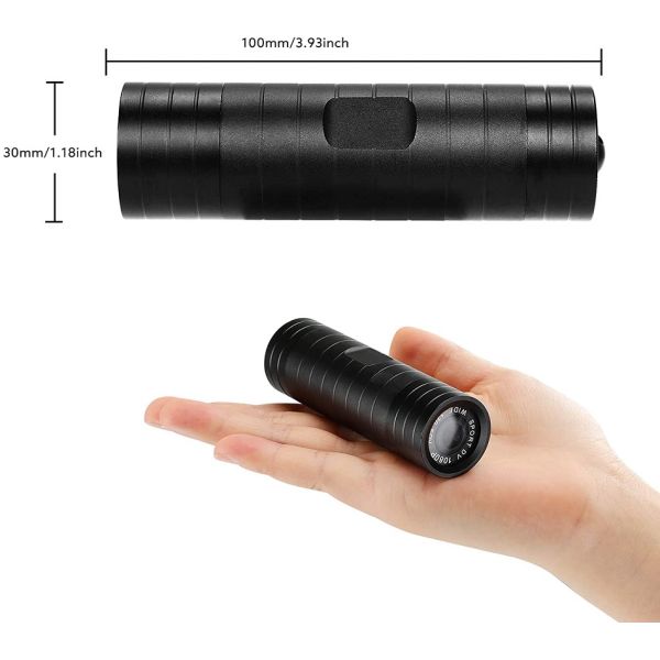 90MM*30MM Night Vision Video Camera Recorder Waterproof IP66