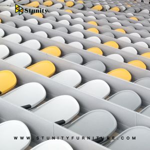 China Fire Resistant Fixed Stadium Bleacher Telescopic Seating on sale